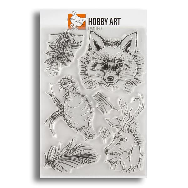 Hobby Art In the Wild A5 Stamp Set designed by Sharon File - 7 St - 429481