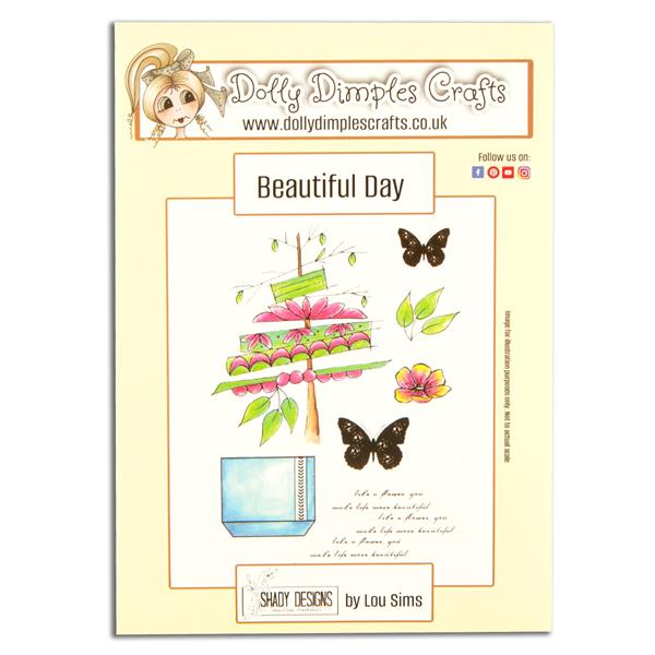 Shady Designs Beautiful Day A6 Stamp Set - 7 Stamps - 429754
