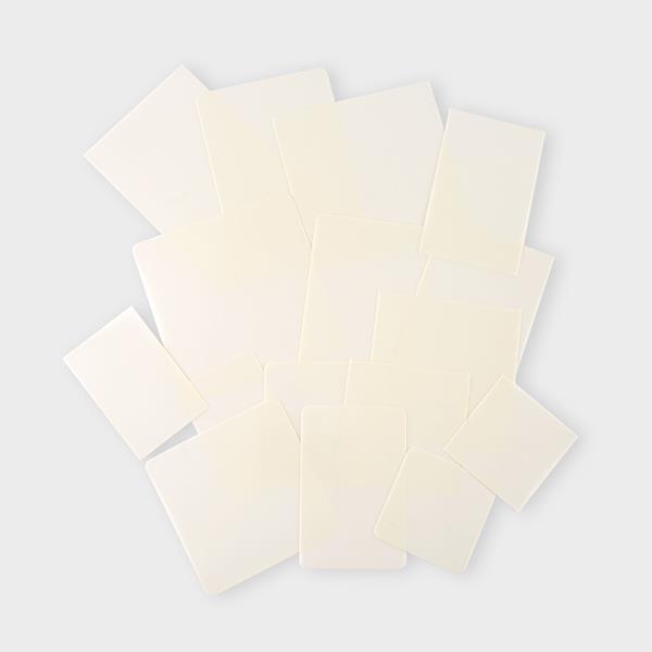 Clarity Crafts Square & Rectangle Embedders - 8 x Square & 8 x Re - 434153