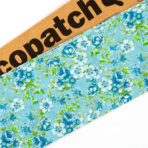 Decopatch Pack of 3 Sheets Floral Print (Blue) - 438439