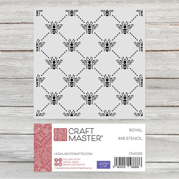 Craft Master Royal Stencil - 8"x 8" - 438645
