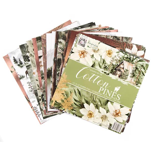 Stamps By Me Cotton Pines 12 x 12" Paper Pad - 445839