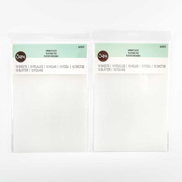 Sizzix® Shrink Plastic Sheets, 10ct.
