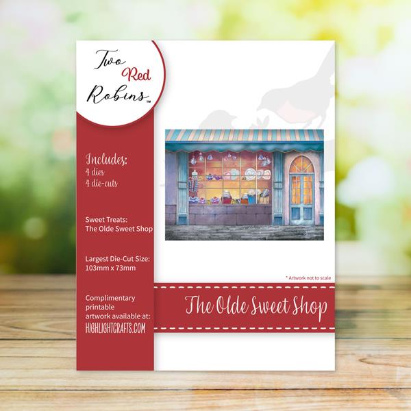 Two Red Robins The Olde Sweet Shop Die Set - 4 Dies - 447701