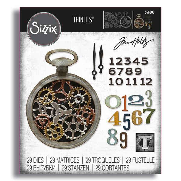 Sizzix Thinlits Die Set - Valutz Watch Gears by Tim Holtz - 448537