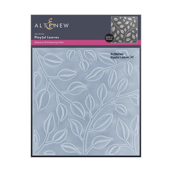 Altenew 3D Embossing Folder Playful Leaves