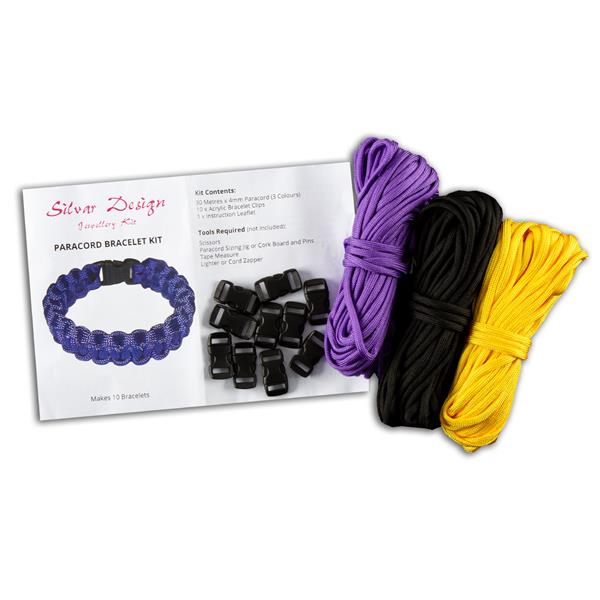Silvar Design Paracord Bracelet Kit - Makes 10