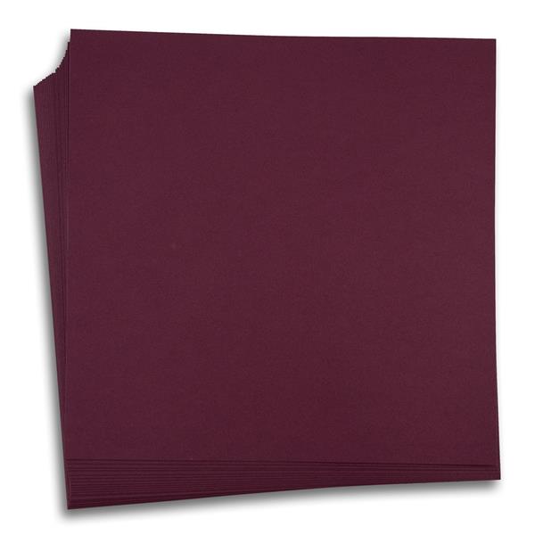 Pink Frog Crafts 12x12" True Purple Card - 290gsm - 25 Sheets - 452701