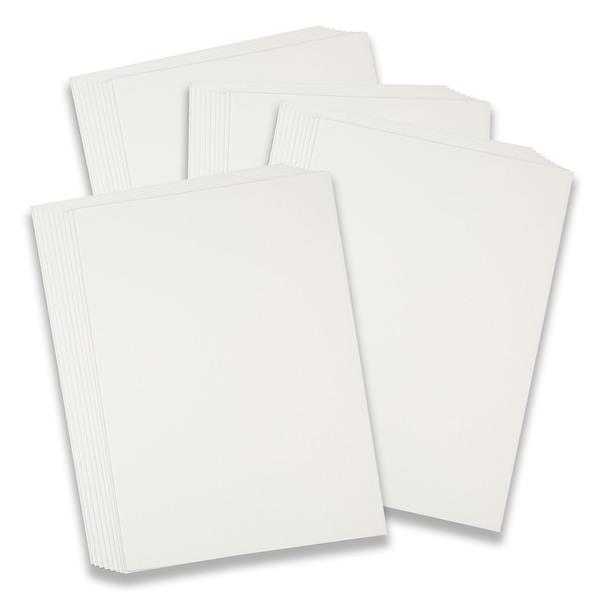 Oakwood 40 x A4 Sheets White Plain Card - 270gsm - 454372