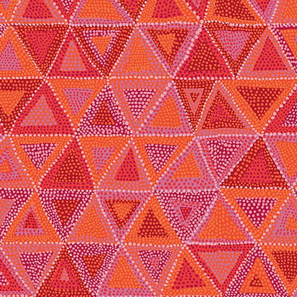 Kaffe Fassett Vintage Red Beaded Tent 100% Quilting Cotton 0.5m F - 456205
