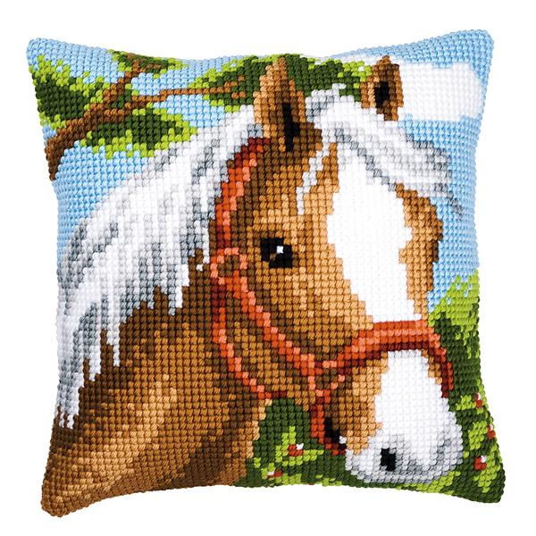Vervaco Pony Cross Stitch Cushion Kit - 457820