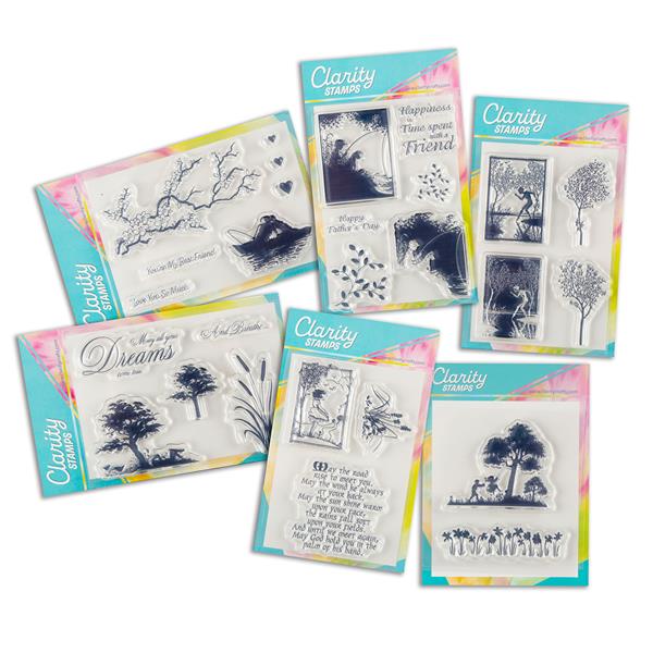 Clarity Crafts Dippy Toe Lady & Company Stamp Collection - 6 x St - 461040