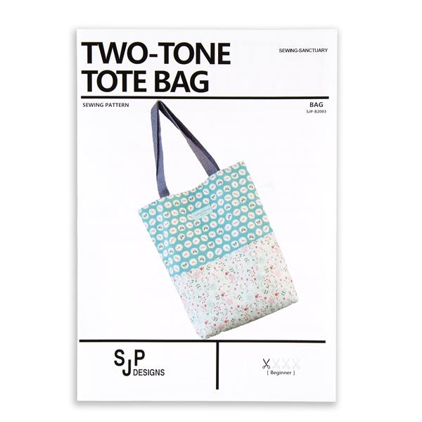 Sewing-Sanctuary Two Tone Bag Pattern & Instructions - 465552