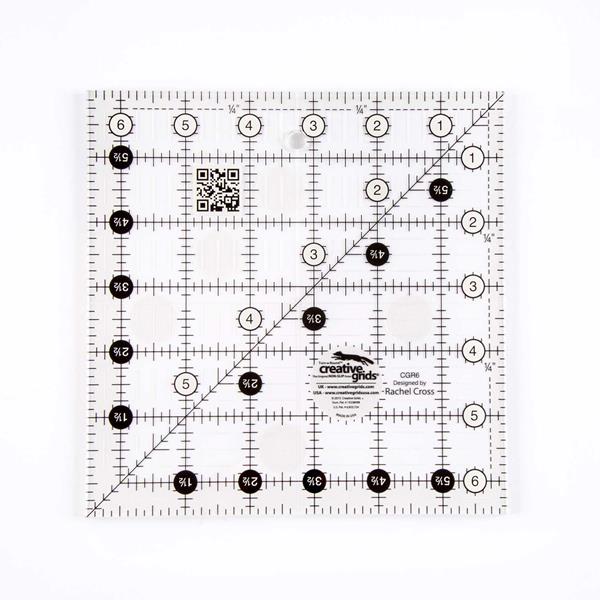 Creative Grids Non-Slip 6½" x 6½" Square - 465553
