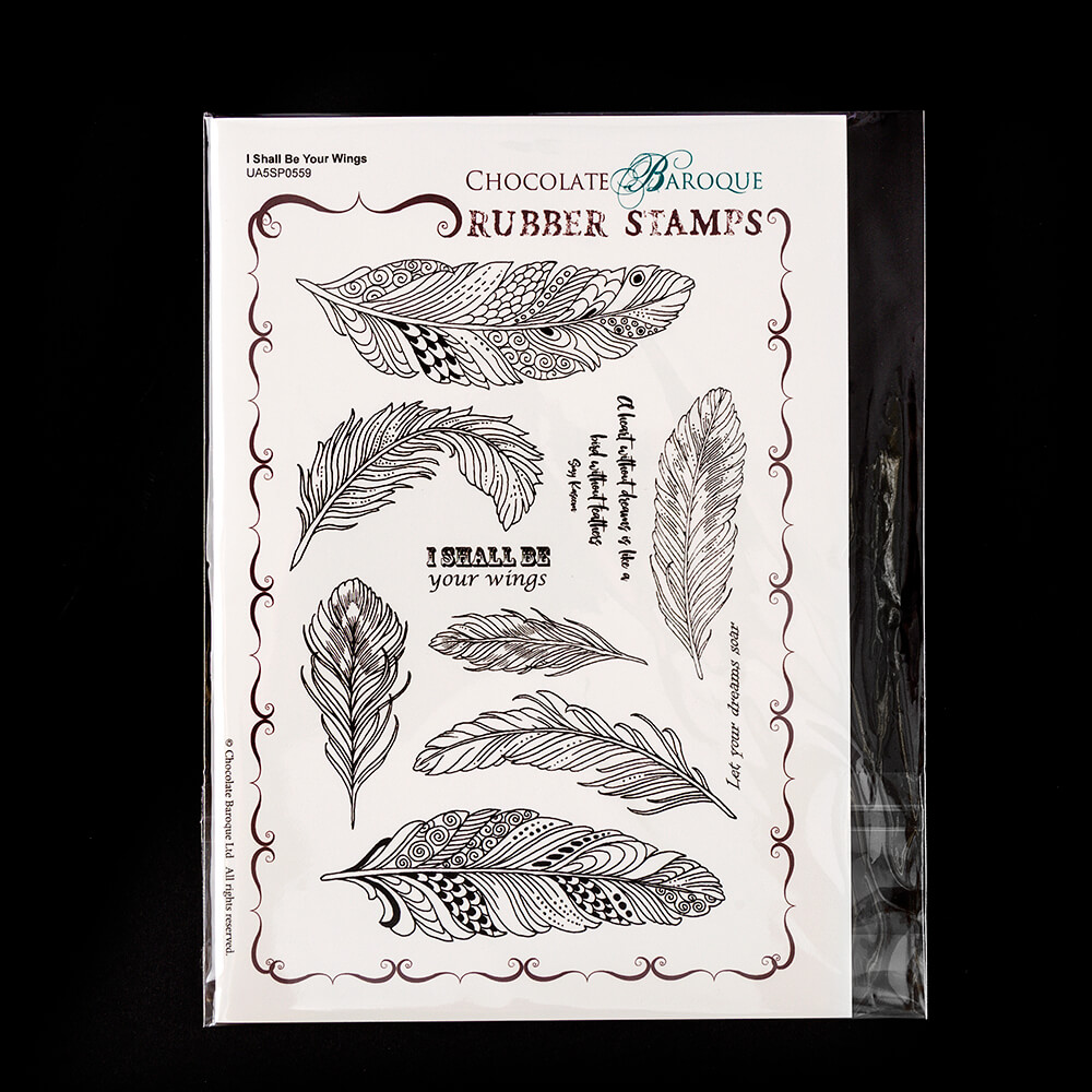 Chocolate Baroque I Shall Be Your Wings A5 Unmounted Stamp Sheet - 10 Images