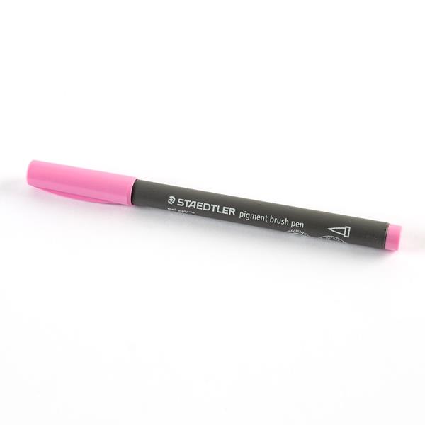Staedtler Pigment Arts Brush Pen - Rose Pink - 469474