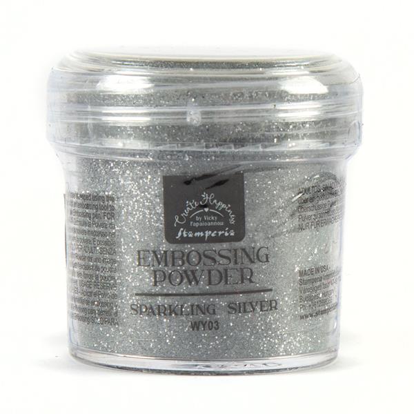 Stamperia Create Happiness 18g Embossing Powder - Silver - 470662