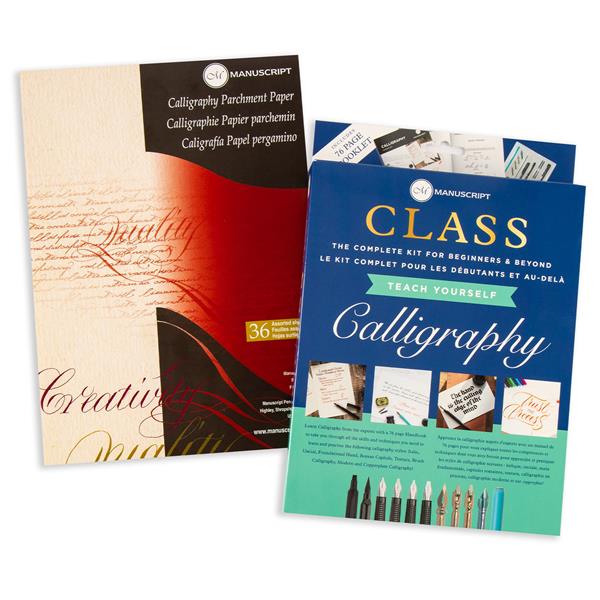 Manuscript Class Calligraphy Kit with Parchment Paper - 470983