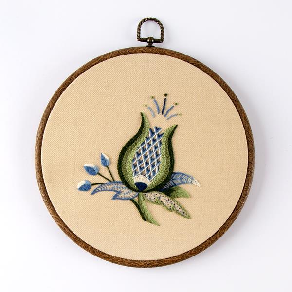 Dimensions Elegant Flower Vase Crewel Embroidery Kit, 5'' W x 7'' H