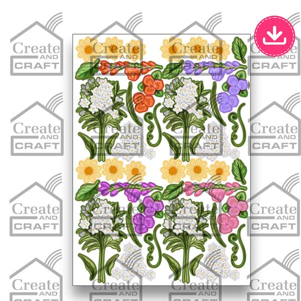 Dawn Bibby Creations Beautiful Blooms - Floral Fillers Digital Do - 479174