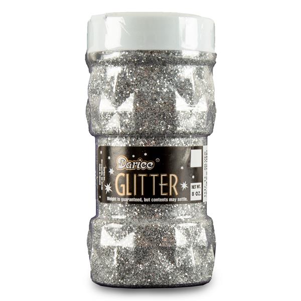 Darice Silver Glitter Jar 235g - 480991