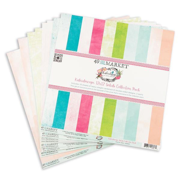 49 And Market Collection Pack 12"X12" - Kaleidoscope Solids - 485494