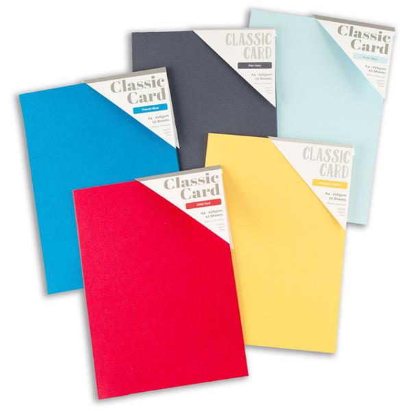 Tonic Studios A4 Classic Card Collection - Red, Blue & Yellow - 5 - 490424