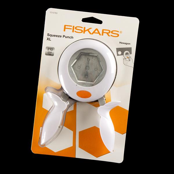 Fiskars XL Squeeze Punch - Hexagon - 490655