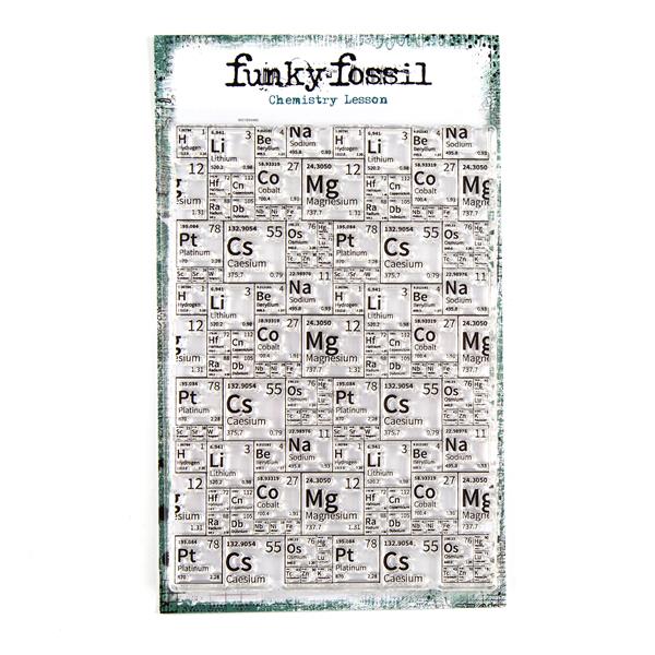 Funky Fossil A6 Chemistry Lesson Stamp - 490956