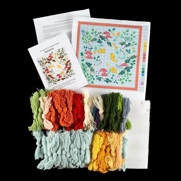Fox Tapestry Design Tapestry Cushion Kit - Autumn - 491263