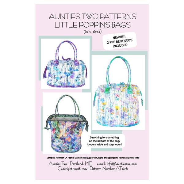 Oh Sew Sweet Shop Aunties Two Patterns Little Poppins Bag Pattern - 491416