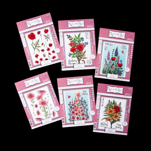 Sentimentally Yours Trudie Howard Wildflowers Complete A6 Stamp C - 492927