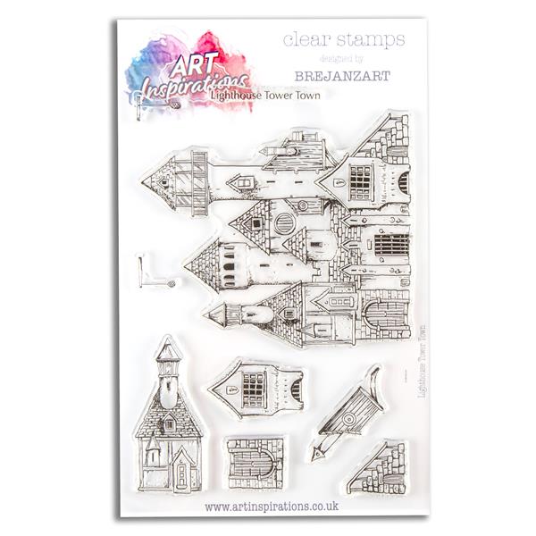Art Inspirations with Brejanzart A5 Stamp Set - Lighthouse Tower  - 494900