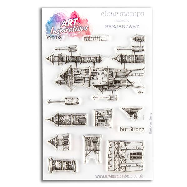 Art Inspirations with Brejanzart A5 Stamp Set - Wonky But Strong  - 497038
