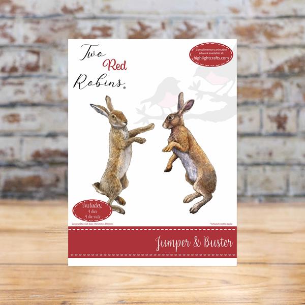Two Red Robins Jumper & Buster Die Set - 4 Dies - 498945