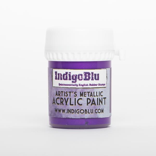 IndigoBlu 20ml Artists Metallic Acrylic Paint - Aladdin - 499243