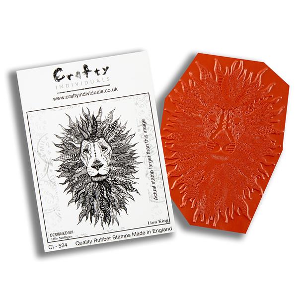 Crafty Individuals Lion King Cling Mounted Rubber Stamp - 499708