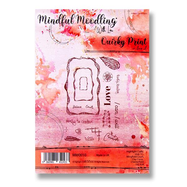 Mindful Moodling Quirky Print A6 Stamp Set - 499946
