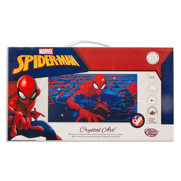 Crystal Art Diamond Painting Spiderman Canvas Kit - 22x40cm
