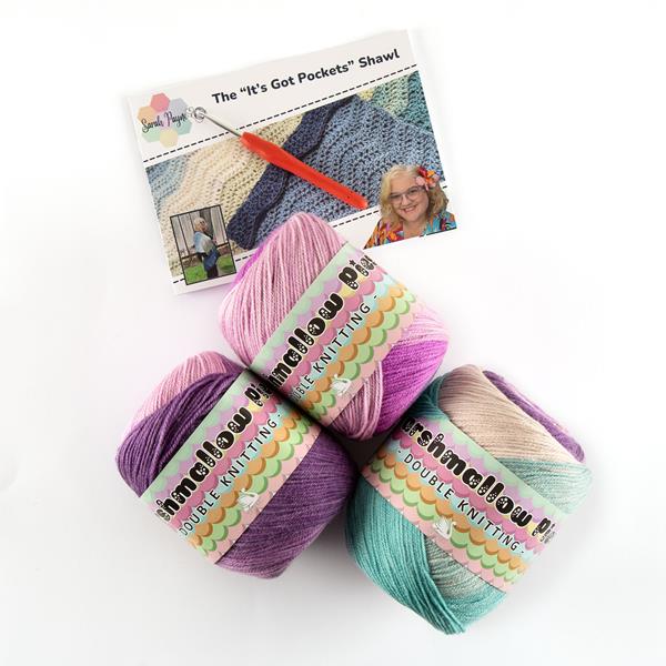 Sarah Payne Crochets The "It's Got Pockets" Wrap - Includes: Patt - 503067