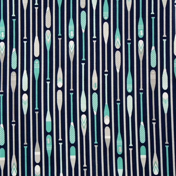 Funky Needlework Paddle Blue 1m Fabric - 507674