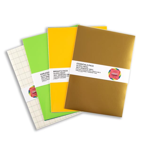 Sweet Factory A4 Self-Adhesive Gloss Starter Pack - 30 Sheets - I - 511540