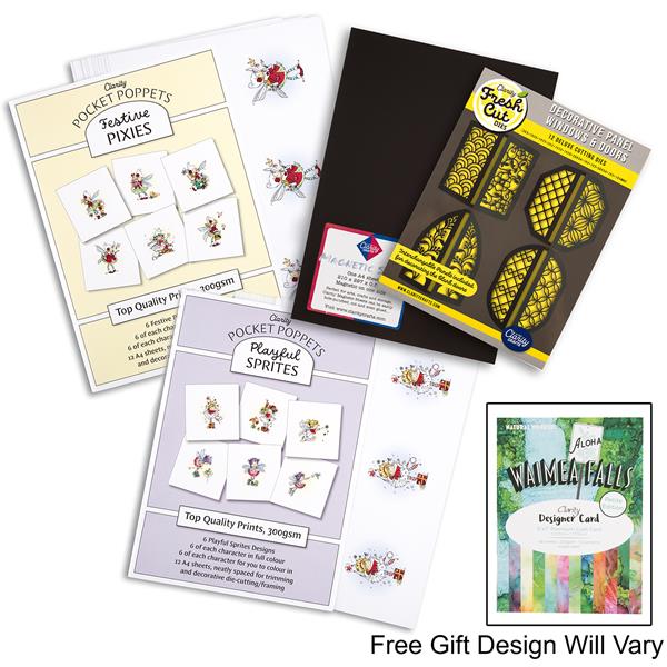 Fresh Cut Decorative Panel Die Set, Pocket Poppet Toppers And Fre - 511821