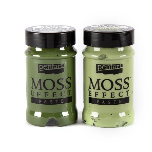 Pentart Moss Effect Paste Set - Light Green & Dark Green - 100ml  - 512053