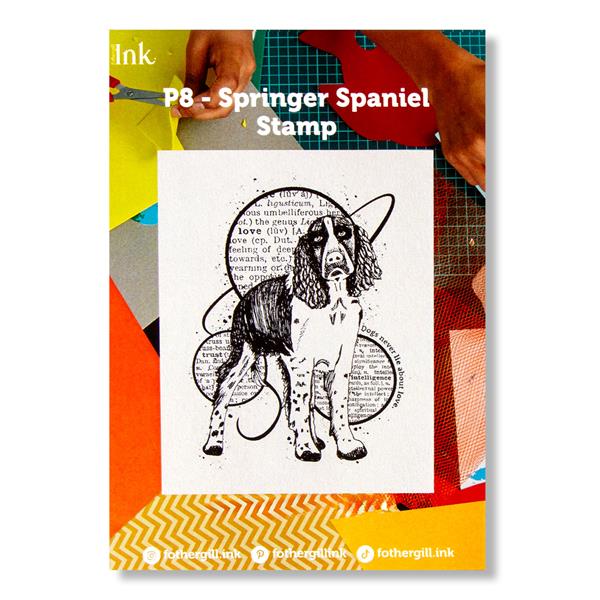 Fothergill Ink A6 Stamp Set - Springer Spaniel - 1 Stamp - 516724