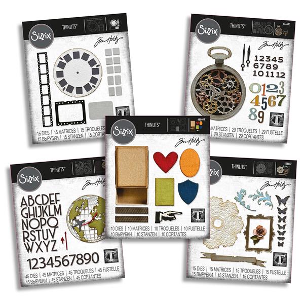 Sizzix Thinlits Die Collection - Back From The Vault - 516937