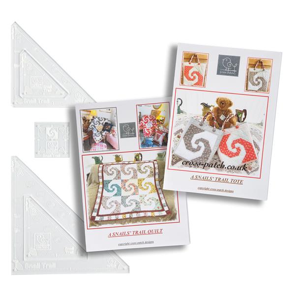 Cross Patch Snail Trail Template Set with 2x Patterns - 517768