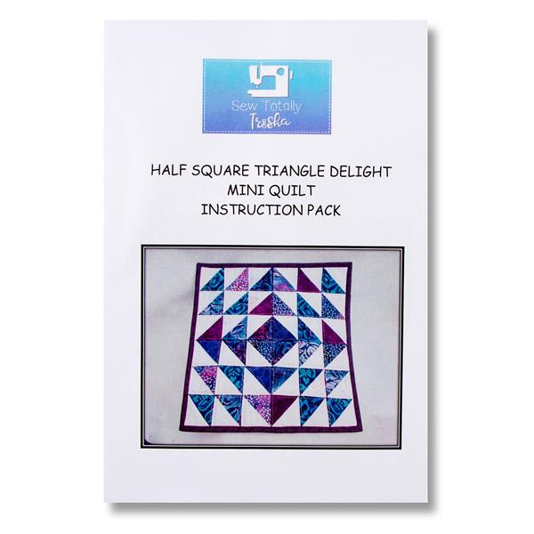 Sew Totally Trisha Half Square Triangle Delight Mini Quilt Collec - 521317