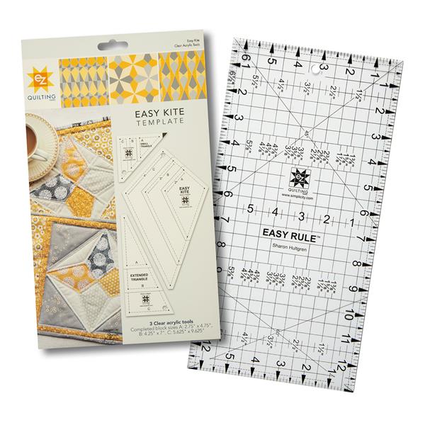 EZ Quilting Fly High Bundle - Includes: Easy Kite & Ruler - 523307