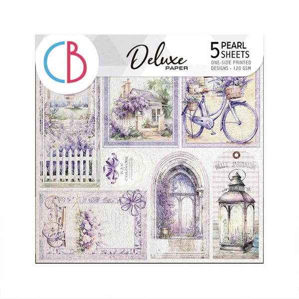 Ciao Bella Morning in Provence 6x6" Pearl Deluxe Papers - 5 Sheet - 523560